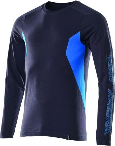 Produktbild Mascot Longsleeve Accelerate Schwarzblau/Azurblau Gr.L (L)