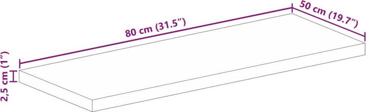 Immagine prodotto VidaXL Korudon (80 x 50 x 2,5 cm)
