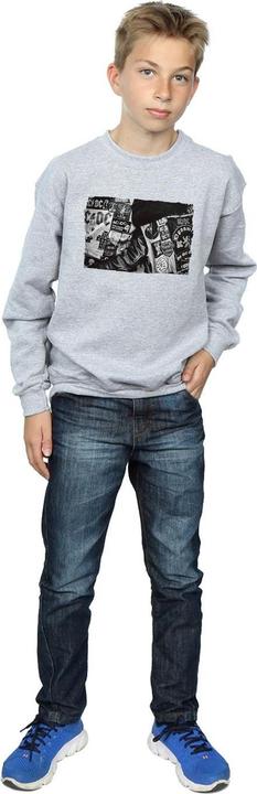 Actual product image AC/DC Boys Badges And Posters Collection Sweatshirt (152, 158)