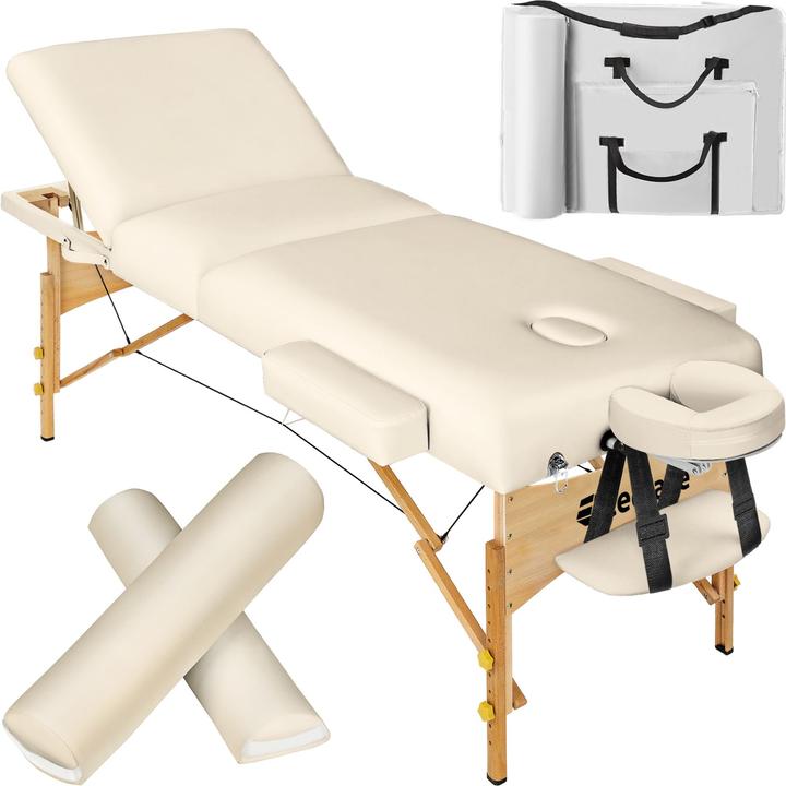 tectake 3 Zonen Massageliege-Set
