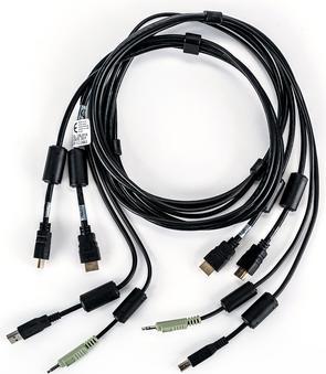 Actual product image Vertiv HDMI (Typ A) — 3.5mm | USB A| USB B