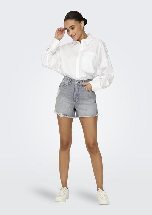Produktbild Only ONLGABI Hohe Taille Normal geschnitten Jeans-Shorts Jeans-Shorts (XS)