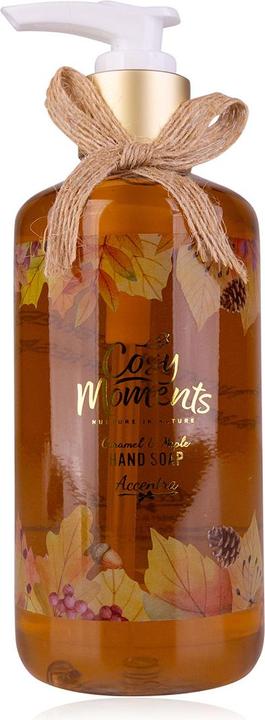 Produktbild Accentra Seifenspender mit Flüssigseife COSY MOMENTS, Duft: Caramel & Maple (Handseifenspender, 290 ml)