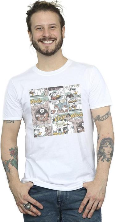 Actual product image Disney Mens Chip 'n Dale Comic T-Shirt (S)