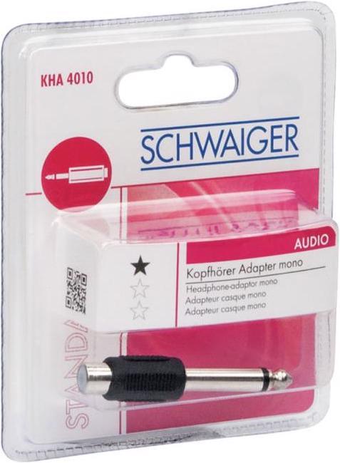 Image du produit Schwaiger 6.3mm Klinke—Cinch