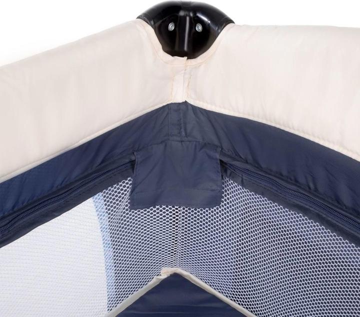 Produktbild tectake Kinderreisebett Hund mit Wickelauflage und Transporttasche