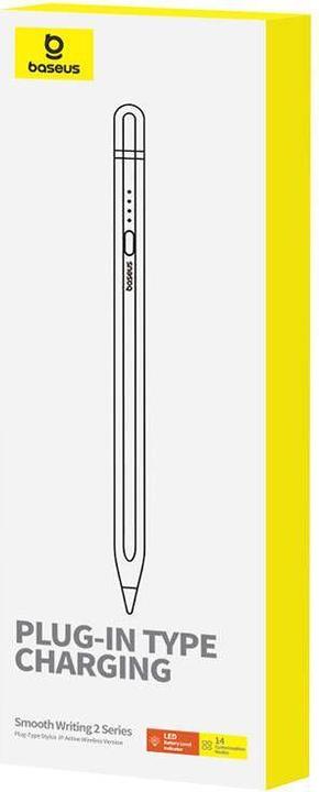 Actual product image Baseus Active stylus Smooth Writing Series with wireless charging, lightning (White)