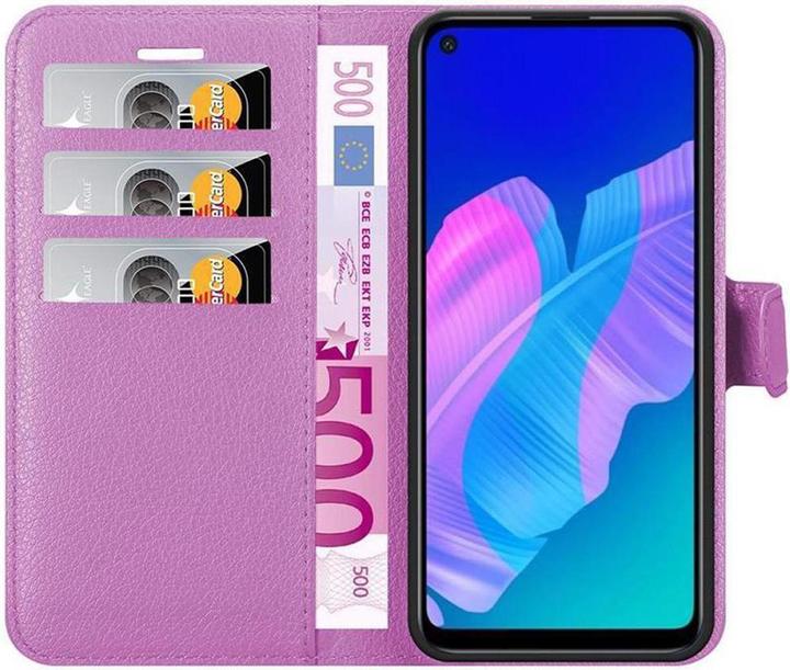 Actual product image Cadorabo Book with stand function cover (Huawei P40 Lite E)