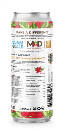Actual product image MAD RELOVE CASCARA Ice Tea crate (24 x 33 cl)