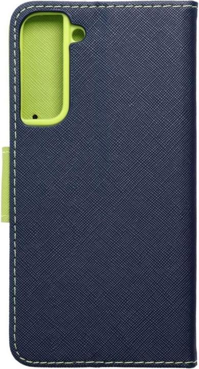 Produktbild Fancy Book Buchtasche OEM für SAMSUNG S22 Plus navy / lime (Samsung Galaxy S22+)