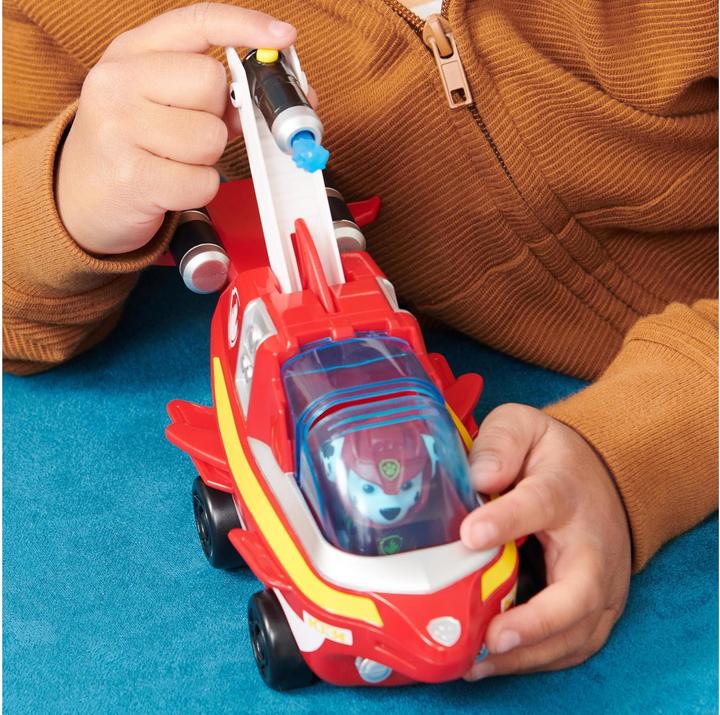 Actual product image Spin Master Paw Patrol Aqua Pups Deluxe Vehicle Marshall