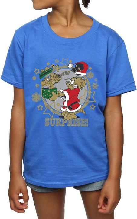 Immagine prodotto Tom & Jerry Christmas Surprise Maglietta Ragazze (140, 146)