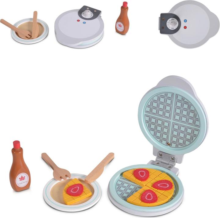 Produktbild Moni Spielzeug Waffeleisen Holz 4334