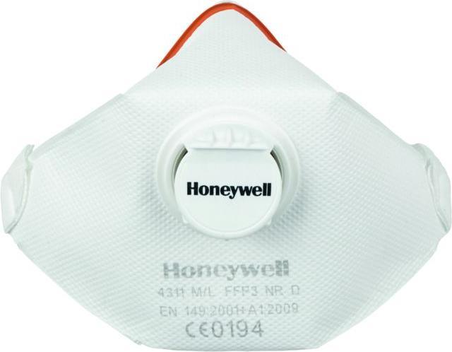Image du produit Honeywell Jeu de masques de protection respiratoire, pliables Série 4000 (FFP3, 10 x)