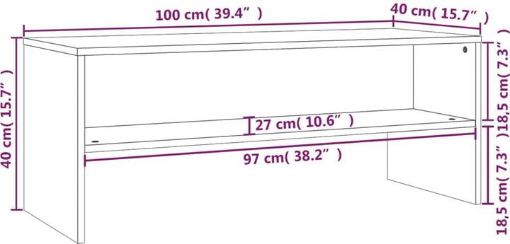 Produktbild VidaXL Brock (100 x 40 x 40 cm)