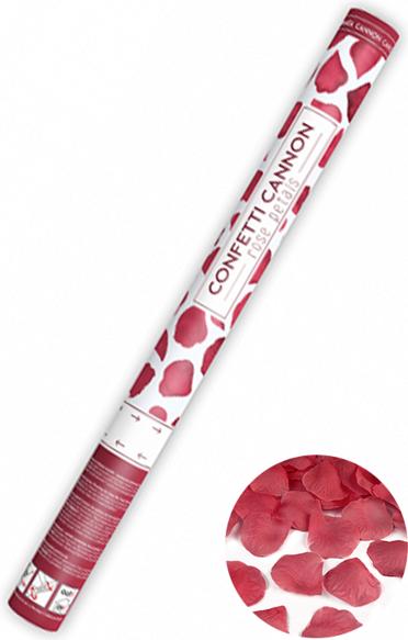 Produktbild Partydeco Konfettikanone - 60cm - Rosenblätter - Rot