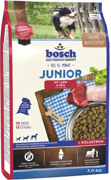 Immagine prodotto Bosch Petfood Agnello e riso junior (Junior, 1 pz., 3000 g)
