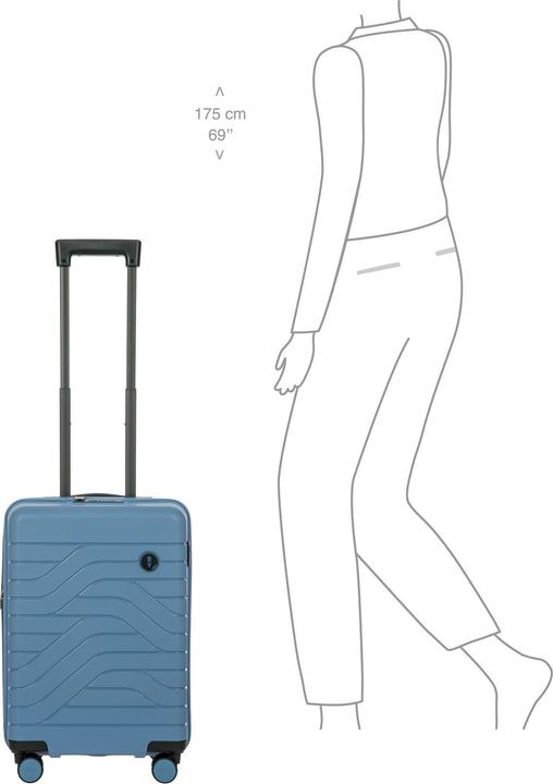 Actual product image Brics BY Ulisse 4-wheel cabin trolley 55 cm (42 l, Hand luggage (up to 50 litres))