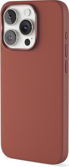 Actual product image Epico Mag+ Leather Case, iPhone 15 Pro - Case, Brown (Apple iPhone 15 Pro)