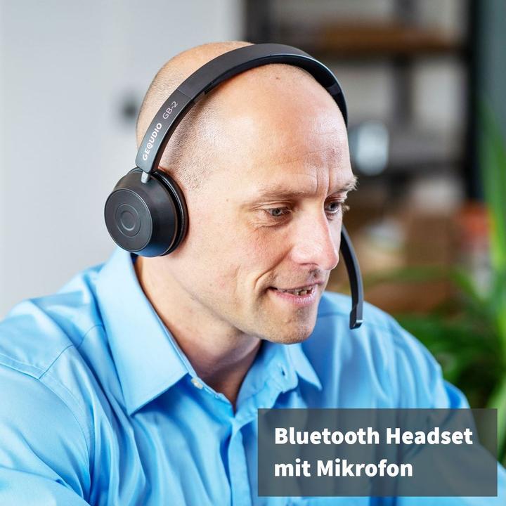Image du produit Gequdio Bluetooth Headset GB-2 mit Ladestation,USB,Netzteil (Sans fil)