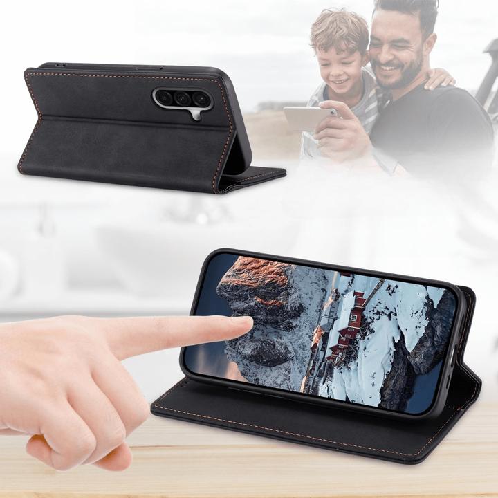 Image du produit Cover-Discount Galaxy A56 5G - Flip Case mit RFID Blocker (Samsung Galaxy A56)