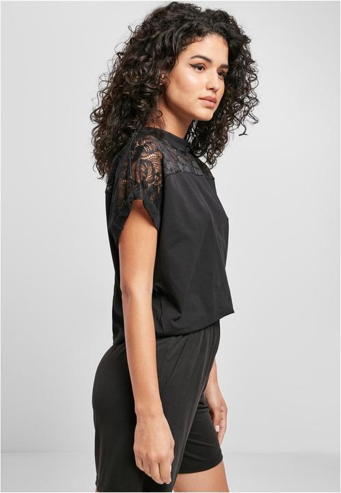 Immagine prodotto Urban Classics Tee corto da donna in pizzo oversize (XL)