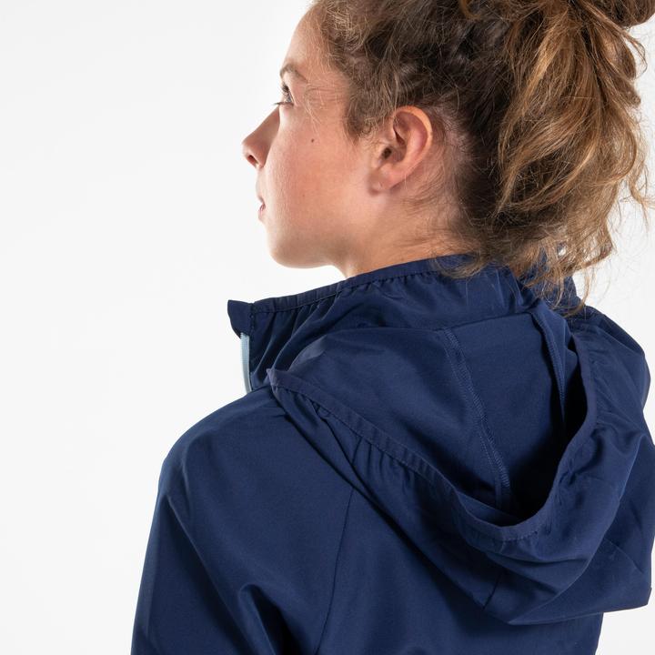 Produktbild Kiprun Laufjacke Kinder winddicht - Wind Jacket marineblau/grau (122)