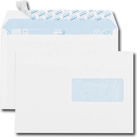 Image du produit GPV Enveloppes, C5, 162 x 229 mm, blanches, avec fenêtre (162 x 229 mm, 70 x)