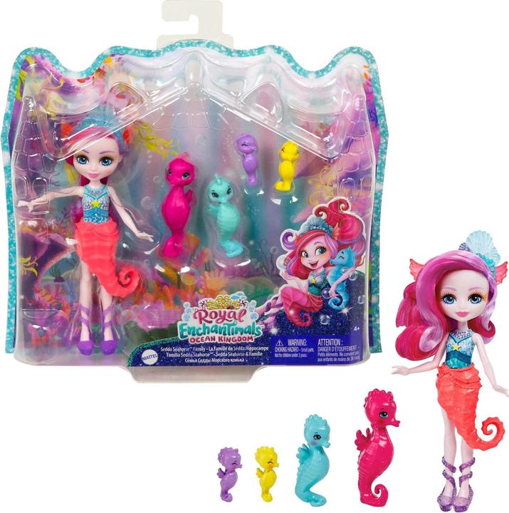 Immagine prodotto Enchantimals Famiglia di cavallucci marini Royal Pop