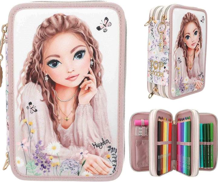 Actual product image Magni DEPESCHE TOPModel Federtasche 3fach SUMMER FEELING gefüllt
