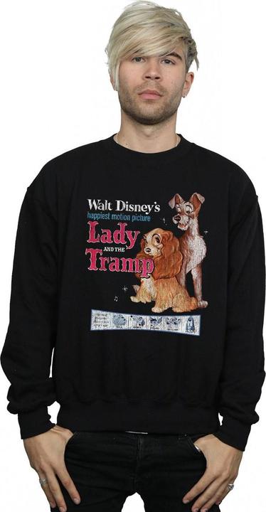 Produktbild Disney Lady And The Tramp Distressed Classic Poster Sweatshirt (M)