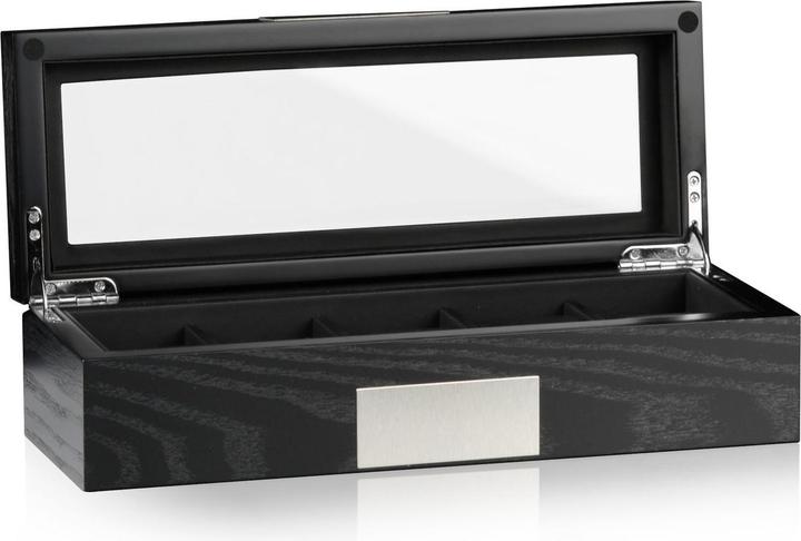 Immagine prodotto Heisse & Söhne Scatola dell'orologio Monteray 5 ash - nero satinato