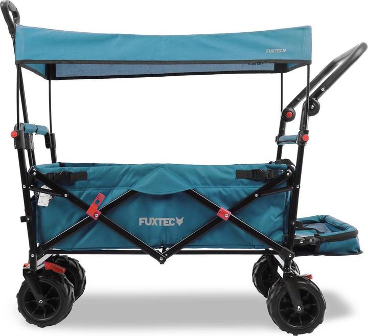 Produktbild Fuxtec Strand-Bollerwagen FX-CTB800 mit UV-geschütztem Sonnendach,Schiebegriff & Innenraumverlängeru