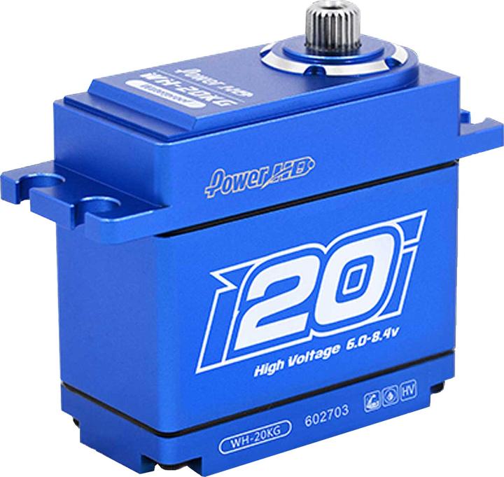 Produktbild Power HD Servo WH-20KG / 20.0kg/0.08sec / 6V - 8.4V / Digital / Waterproof / Alu Case