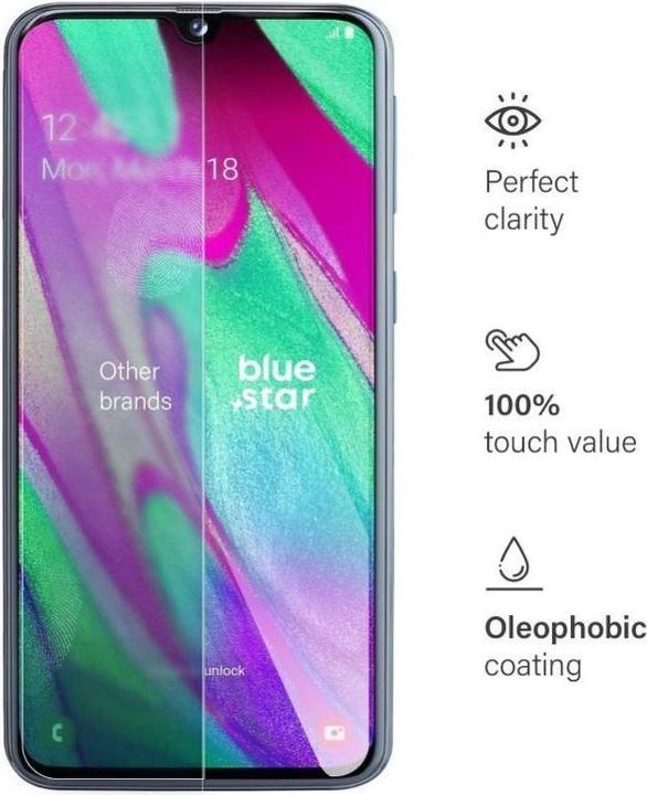 Actual product image BlueStar Tempered Glass (1 Piece, Samsung Galaxy A40)