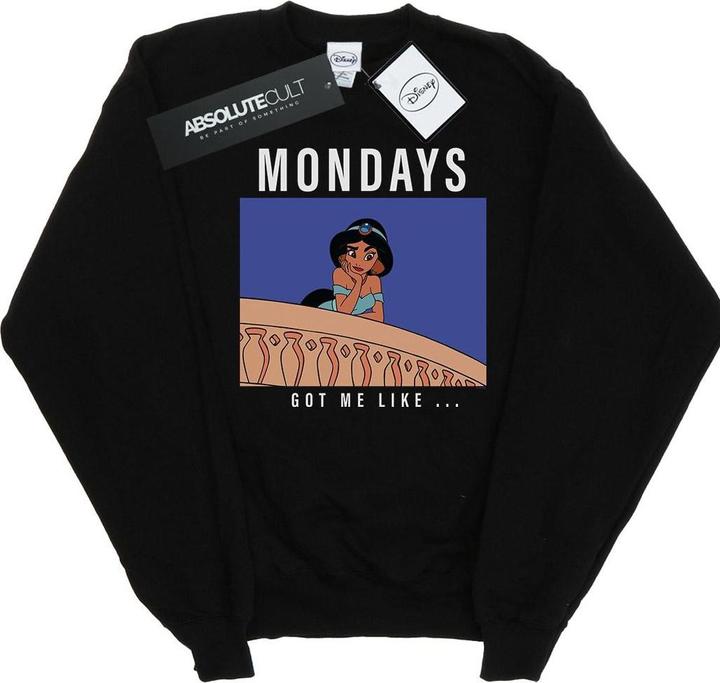 Actual product image Disney Princess Girls Jasmine Mondays Got Me Like Sweatshirt (152, 158)