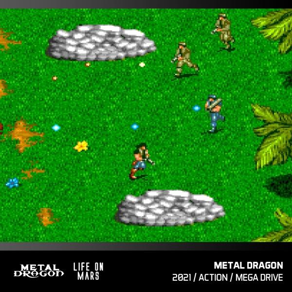 Produktbild Blaze Evercade Metal Dragon/Life on Mars Cartridge (DE)