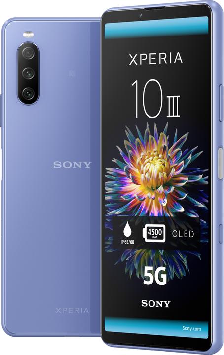 Produktbild Sony Xperia 10 III (128 GB, Blue, 6", Hybrid Dual SIM, 12 Mpx, 5G)