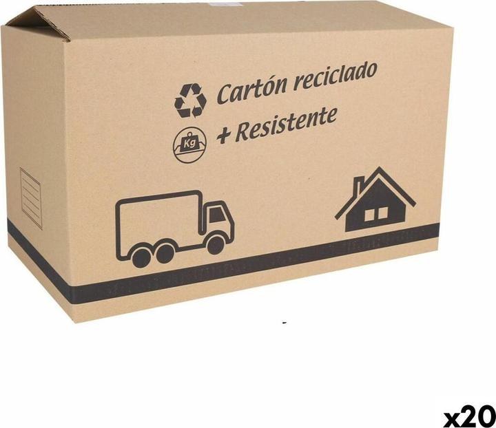 Actual product image Soler Hispania Umzugskarton Confortime 65 x 40 x 40 cm Braun (20 Stück) (65 x 40 x 40 cm)