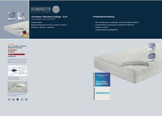 Produktbild Dormisette Premium (160 x 200 cm)