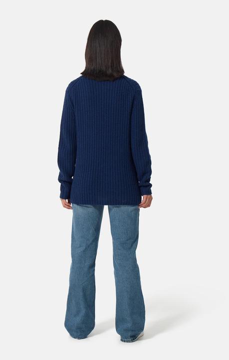 Produktbild Cash-Mere Grobgestrickter Wolle Kaschmir Rundhals Pullover (S)