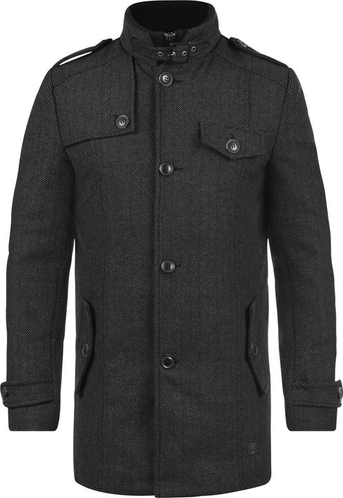 Actual product image Indicode Brandan Men's Woll Coat Outdoor Jacket With Funnel Neck (L)