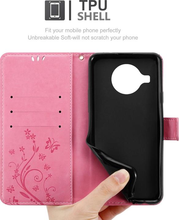 Actual product image Cadorabo Flower Book cover (Nokia X10, Nokia X20)