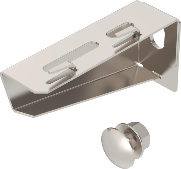 Actual product image OBO Bettermann Wall and support bracket for mesh cable tray 6424400