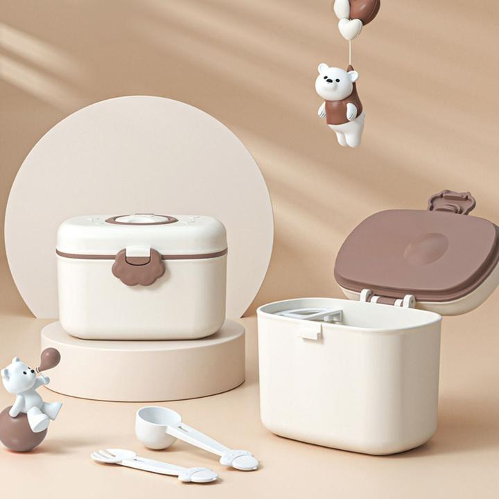 Image du produit Hermex Baby-Milchpulverbox Milchpulverspender Aufbewahrungsbox Lebensmittelbox Behälter