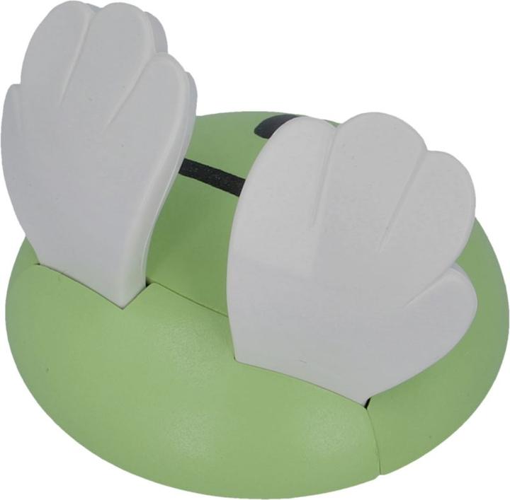 Actual product image Inofix Smiley adhesive hook, green