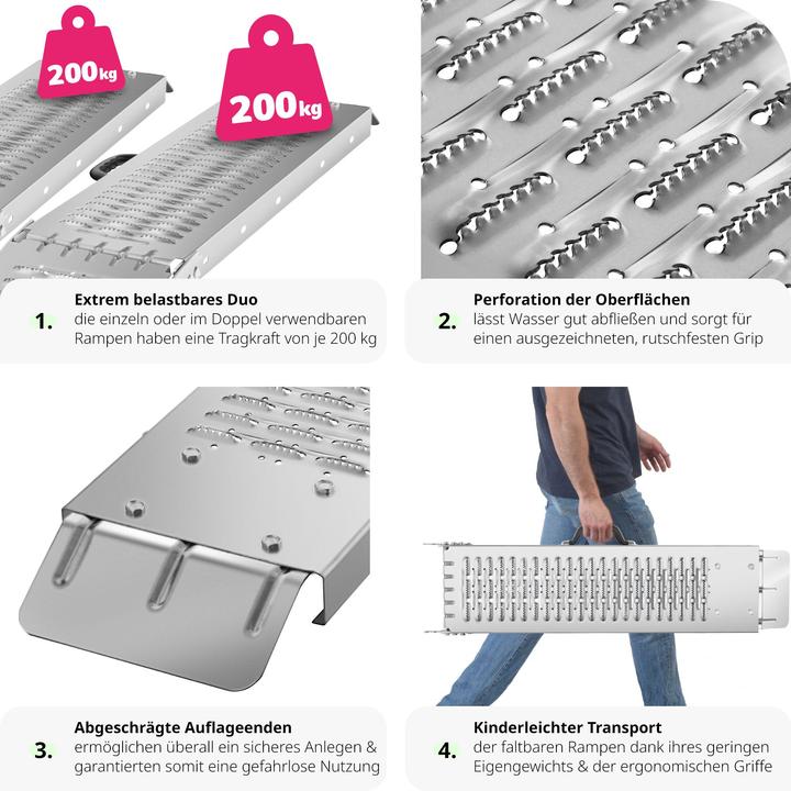Actual product image tectake Ramps