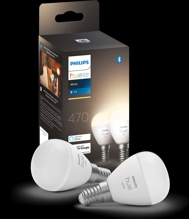 Actual product image Philips Hue White Luster (E14, 5.70 W, 470 lm, 2 x, G)
