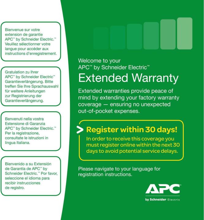 APC Warranty extension by 3 years