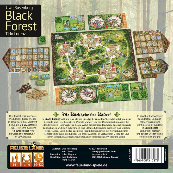 Actual product image Feuerland Black Forest (German) (German)
